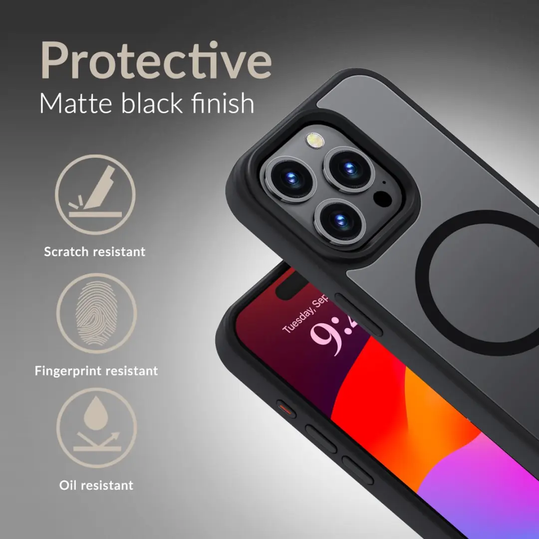 Mobilize Hybrid Pro MOB-MCHCB-IPH16PRO iPhone 16 Pro Hoesje