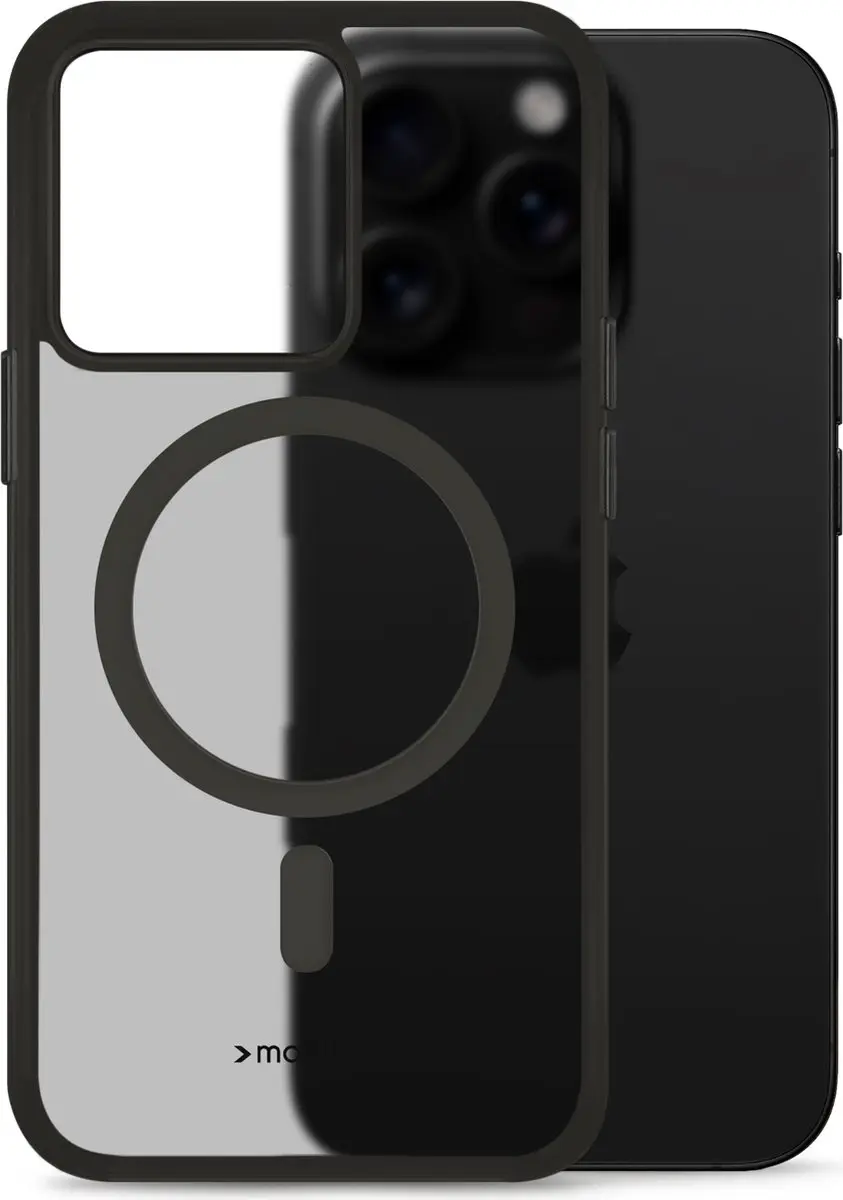 Mobilize Hybrid Pro MOB-MCHCB-IPH16PRO iPhone 16 Pro Hoesje - Zwart