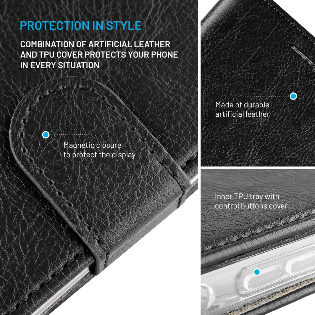 Fixed Opus Flip Cover FIXOP3-1704-BK - Zwart