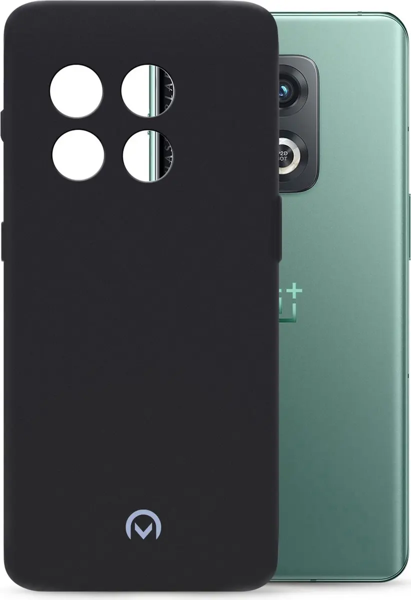 Mobilize Rubber Gelly Backcover MOB-RGCMB-OP10PRO - OnePlus 10 Pro Hoesje Zwart