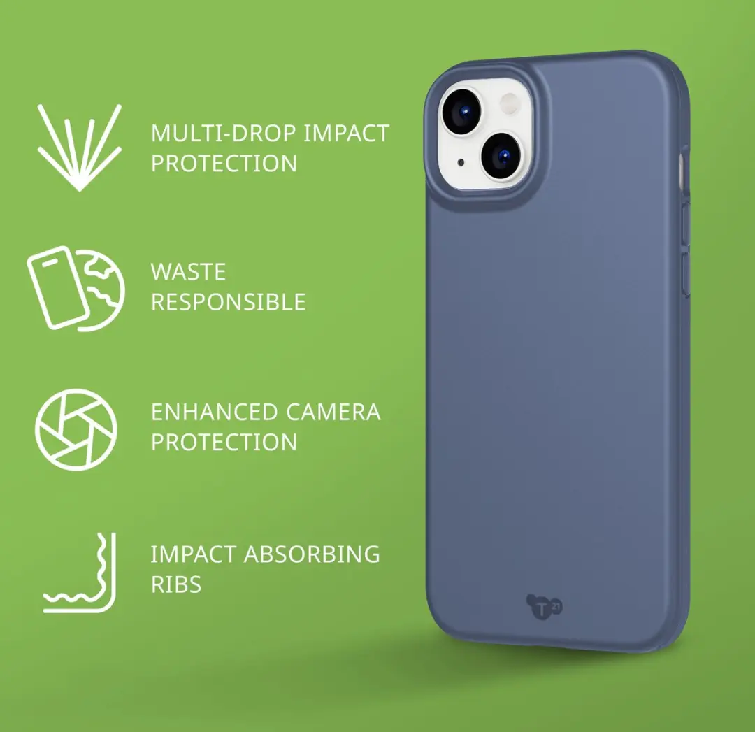 Tech21 Evo Lite iPhone 15 Plus Hoesje - Blauw - T21-10466