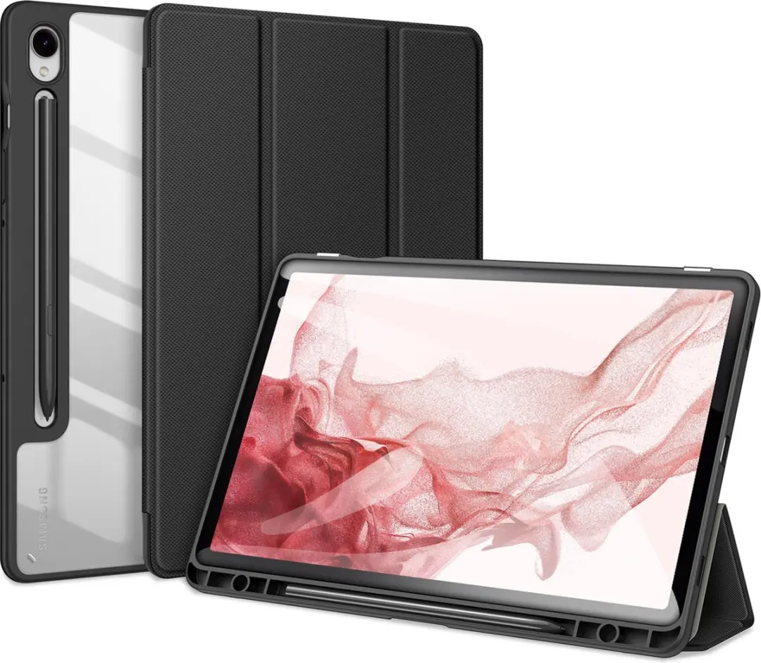 Dux Ducis Toby Series Tablethoes - Samsung Galaxy Tab S10 FE/S9/S9 FE - Zwart