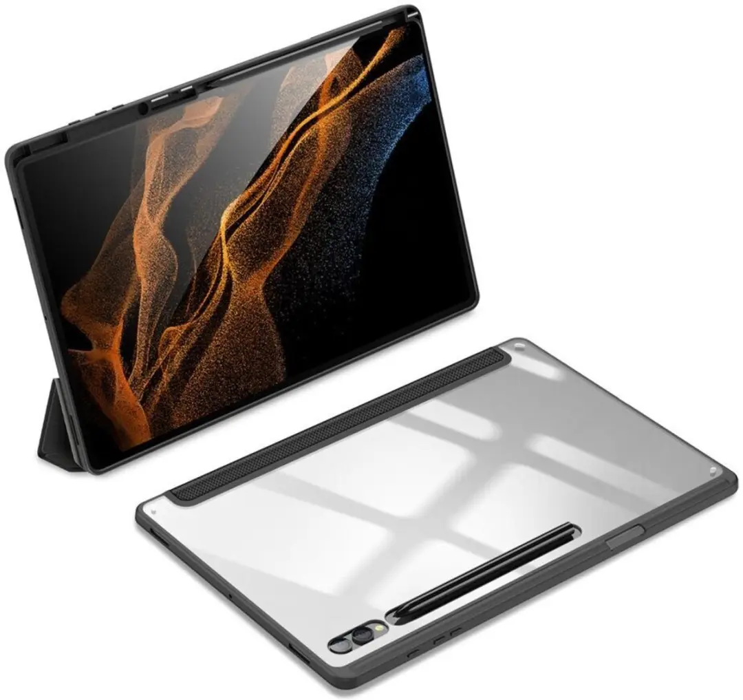 Dux Ducis Toby Series Tablethoes - Samsung Galaxy Tab S10 FE/S9/S9 FE - Zwart - afbeelding 6 van 6
