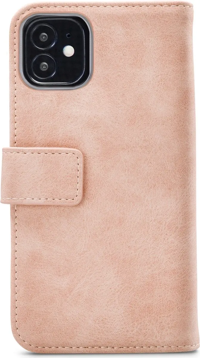 Mobilize iPhone 12 Mini Elite Gelly Wallet Book Case Licht Roze