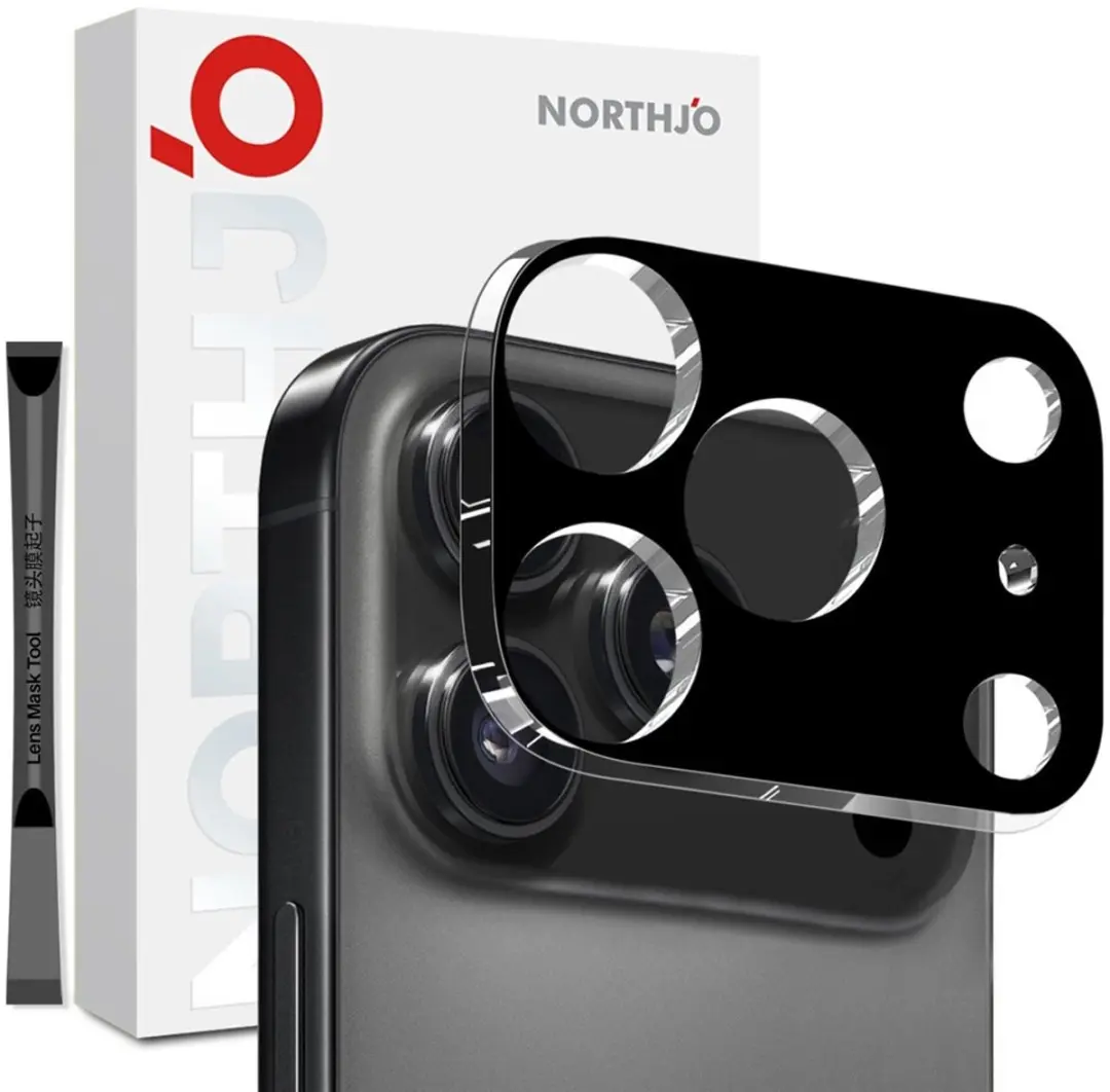 NORTHJO 9H Tempered Glass iPhone 17 Pro Camera Lens Protector