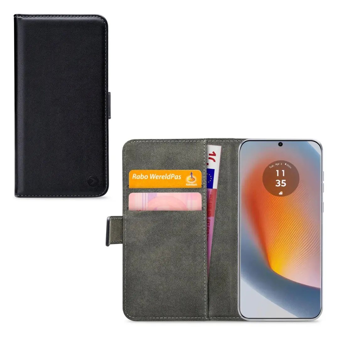 Mobilize Classic Gelly Wallet Bookcase Motorola Edge 50 Fusion - Zwart