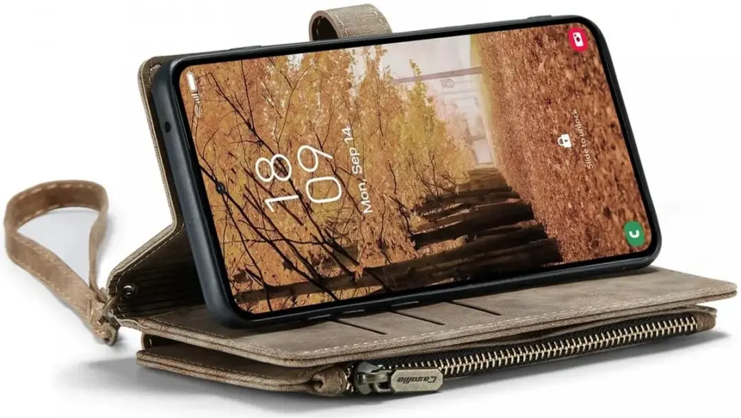 Caseme C30 Hoesje Samsung Galaxy A55 - Bruin