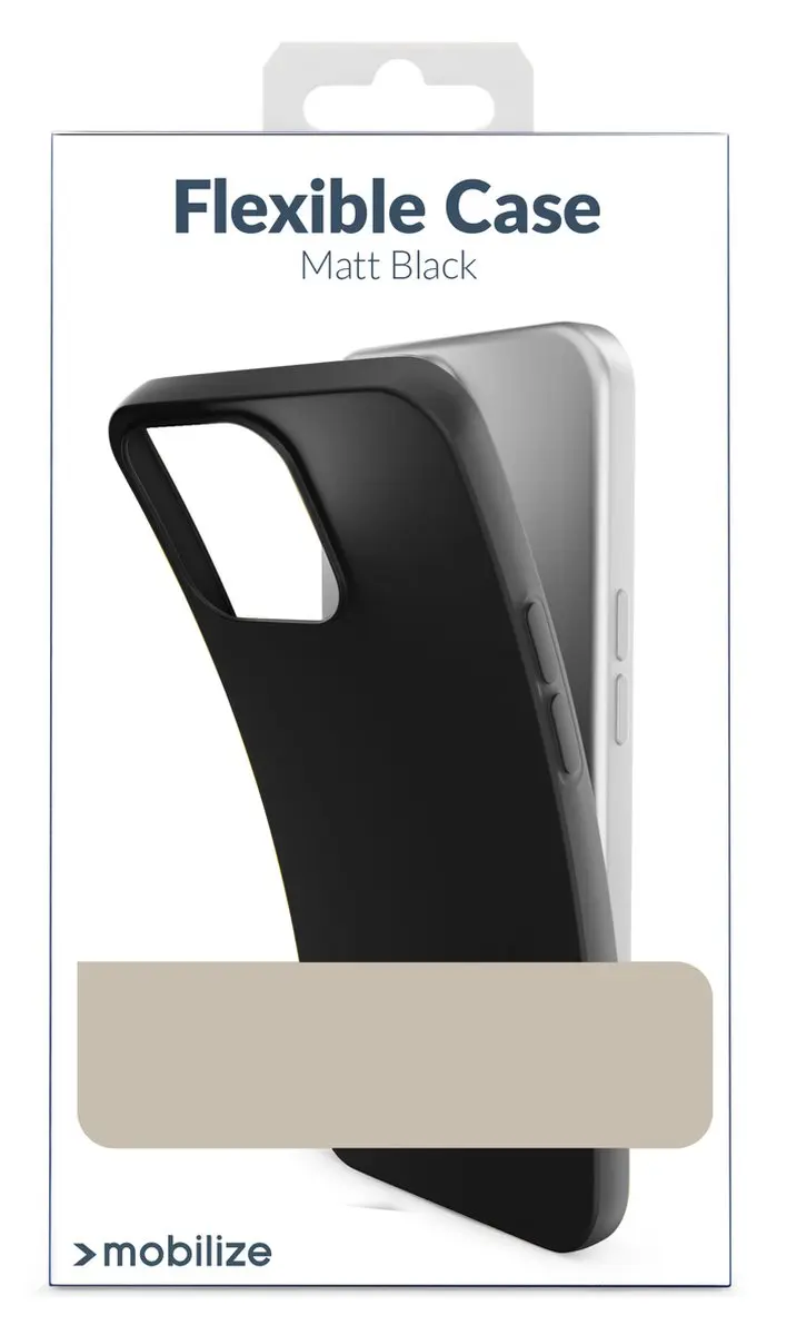 Mobilize Telefoonglaasje Galaxy S23 Plus - Mat Zwart - afbeelding 6 van 6