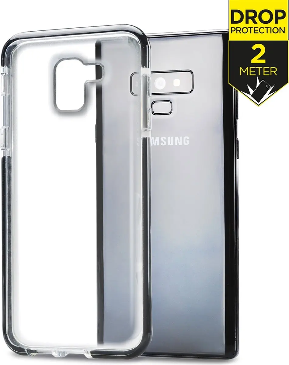 Mobilize Galaxy J6 (2018) Hoesje - Schokbestendig - Transparant/Zwart
