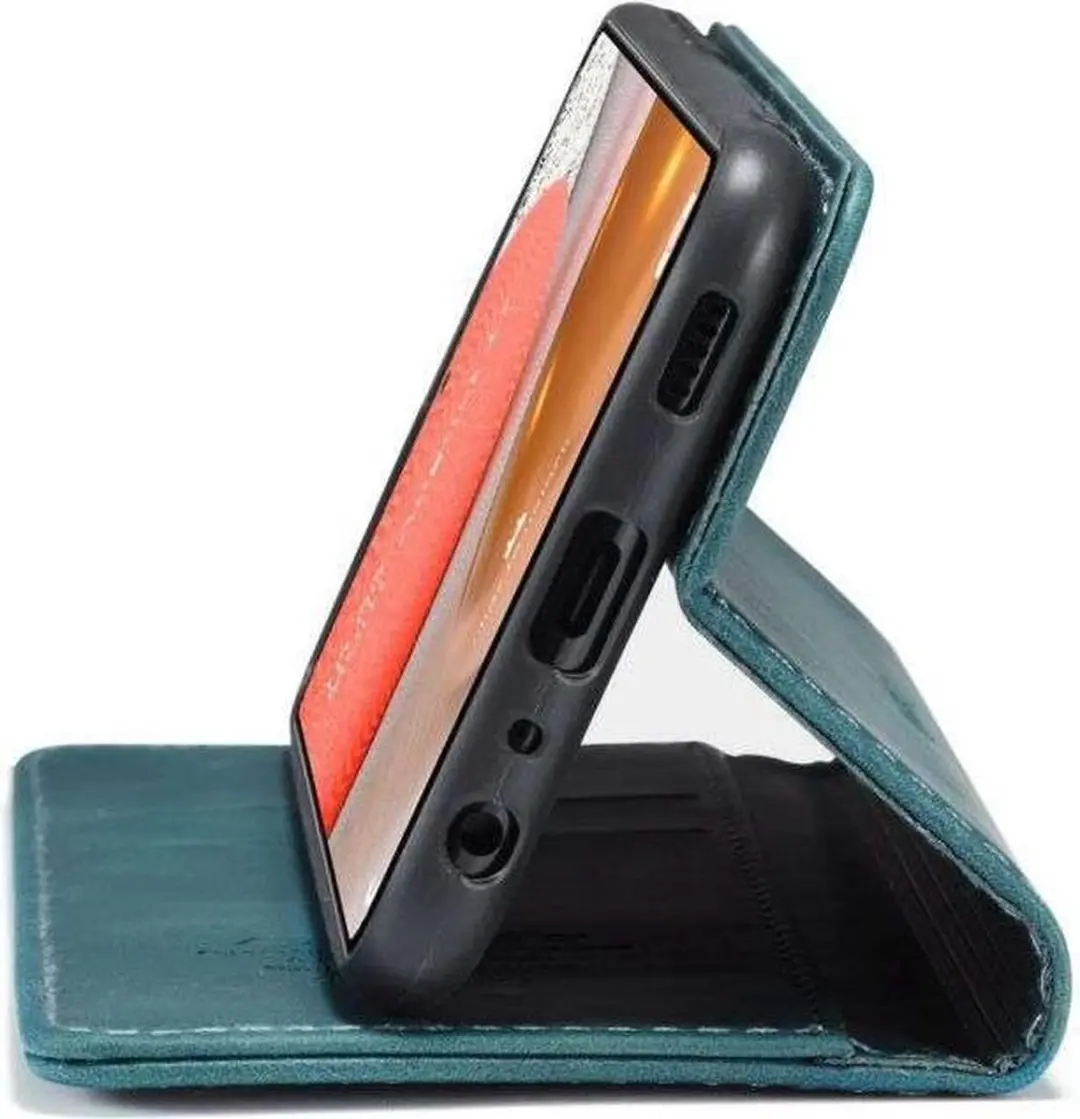 Caseme Telefoonhoes Galaxy A72 5G - Blauw - 3 Pasjes