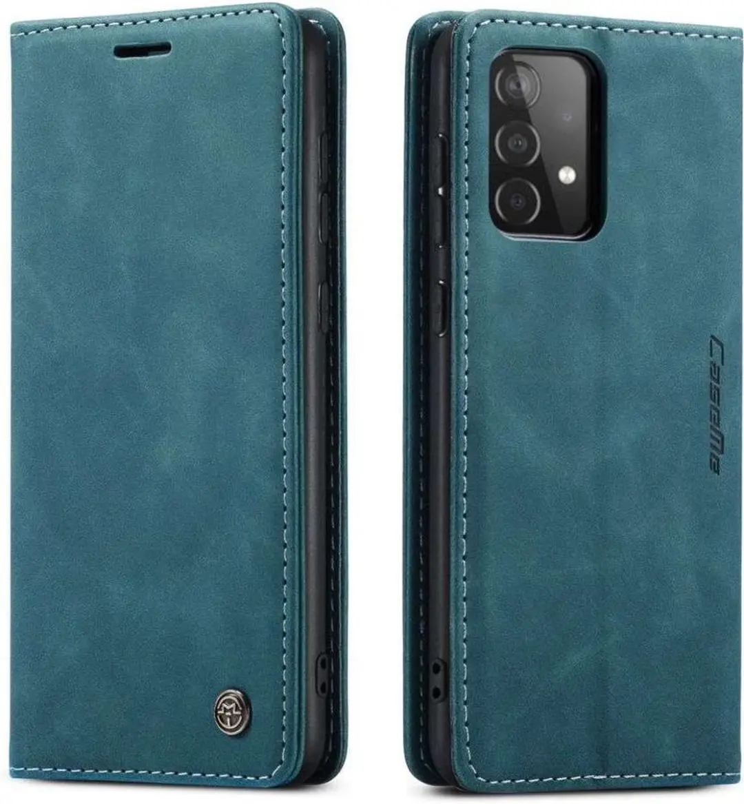 Caseme Telefoonhoes Galaxy A72 5G - Blauw - 3 Pasjes