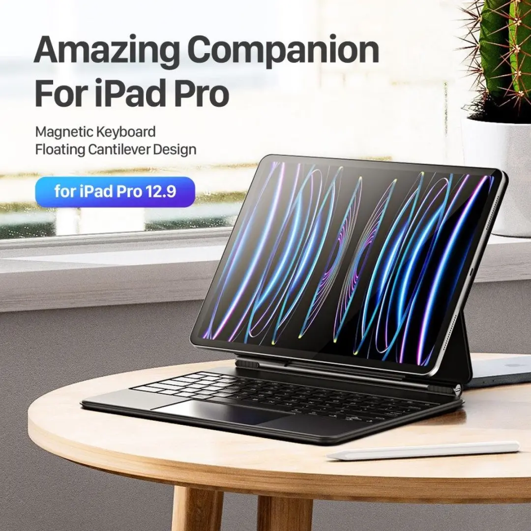 Dux Ducis Toetsenbordhoes Apple iPad Pro 12.9 2020/2022 - Zwart