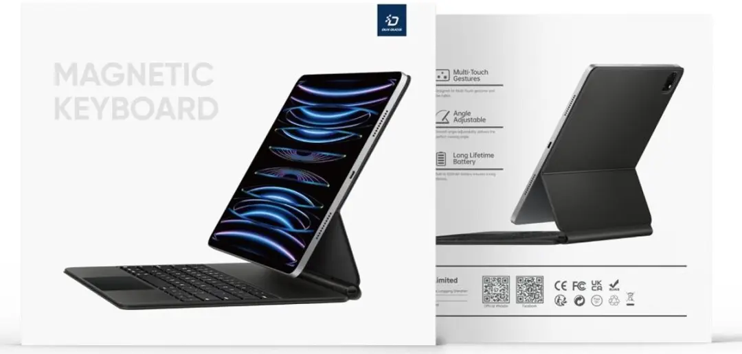 Dux Ducis Toetsenbordhoes Apple iPad Pro 12.9 2020/2022 - Zwart