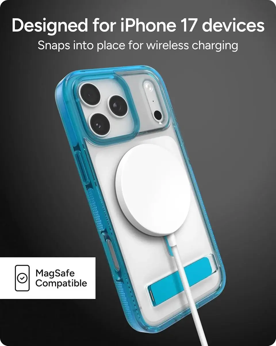 ZAGG Santa Cruz Hoesje iPhone 17 Pro - MagSafe/Qi2 - Blauw - afbeelding 6 van 6