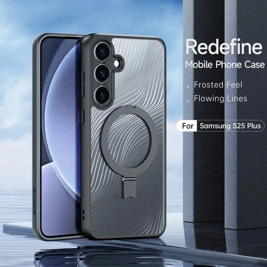 Dux Ducis Aimo Mag Series Telefoonhoesje - Samsung Galaxy S25 Plus - Zwart - afbeelding 6 van 6