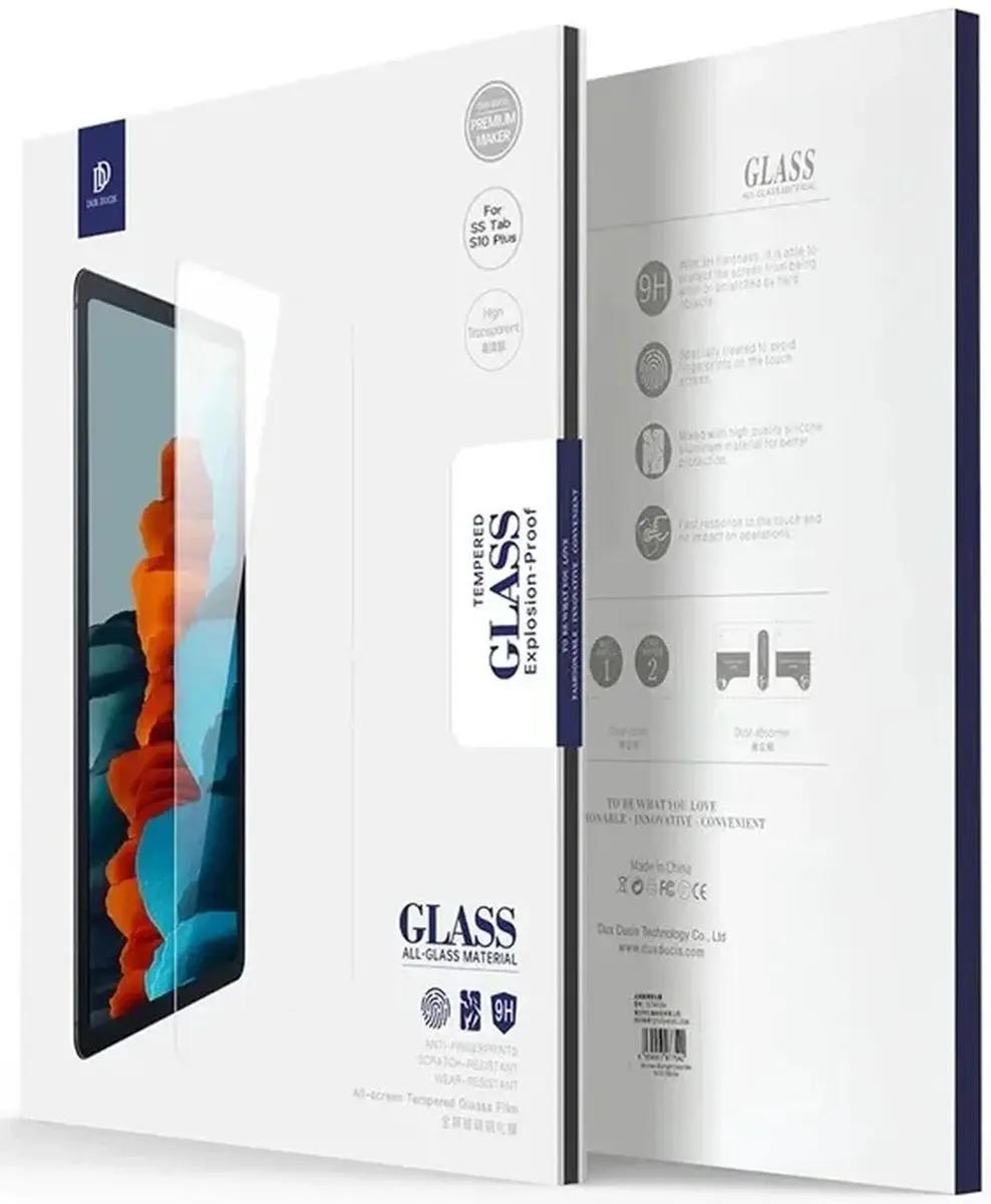 Dux Ducis Tablet Screenprotector Samsung Galaxy Tab S10 Plus - 2 Stuks - Transparant - afbeelding 6 van 6