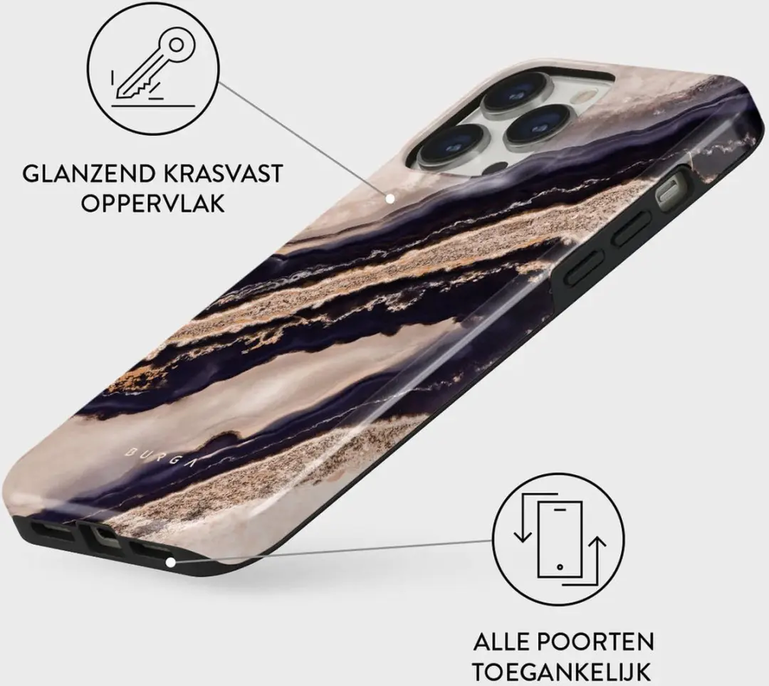 Burga Tough Case iPhone 15 Royal - Blauw
