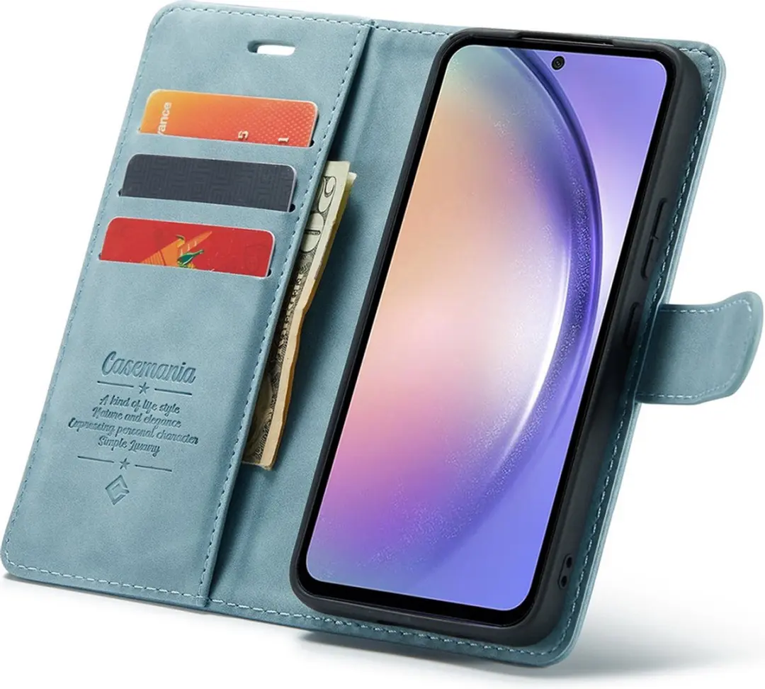 Caseme Google Pixel 8 Pro Bookcase Hoesje - Effen Aqua