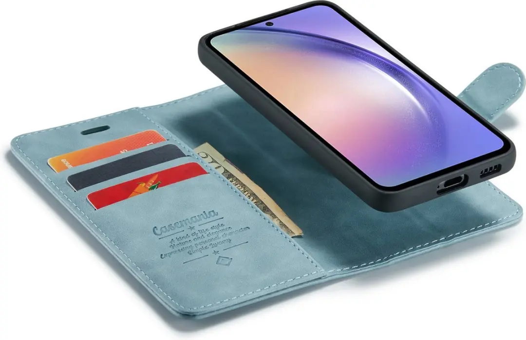 Caseme Google Pixel 8 Pro Bookcase Hoesje - Effen Aqua