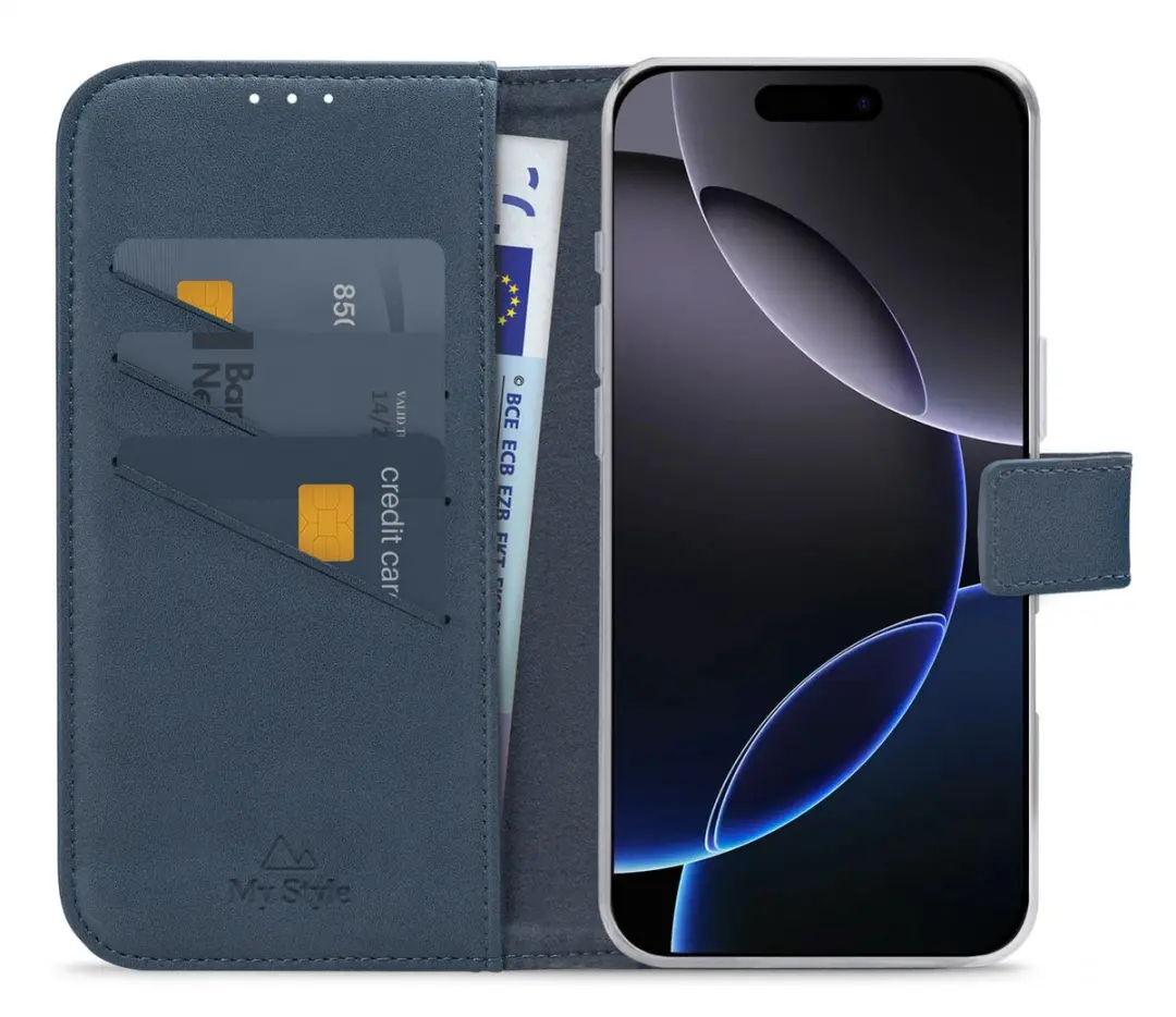 My Style MSFWLT1620 Telefoonhoesje iPhone 16 Pro Max - Blauw