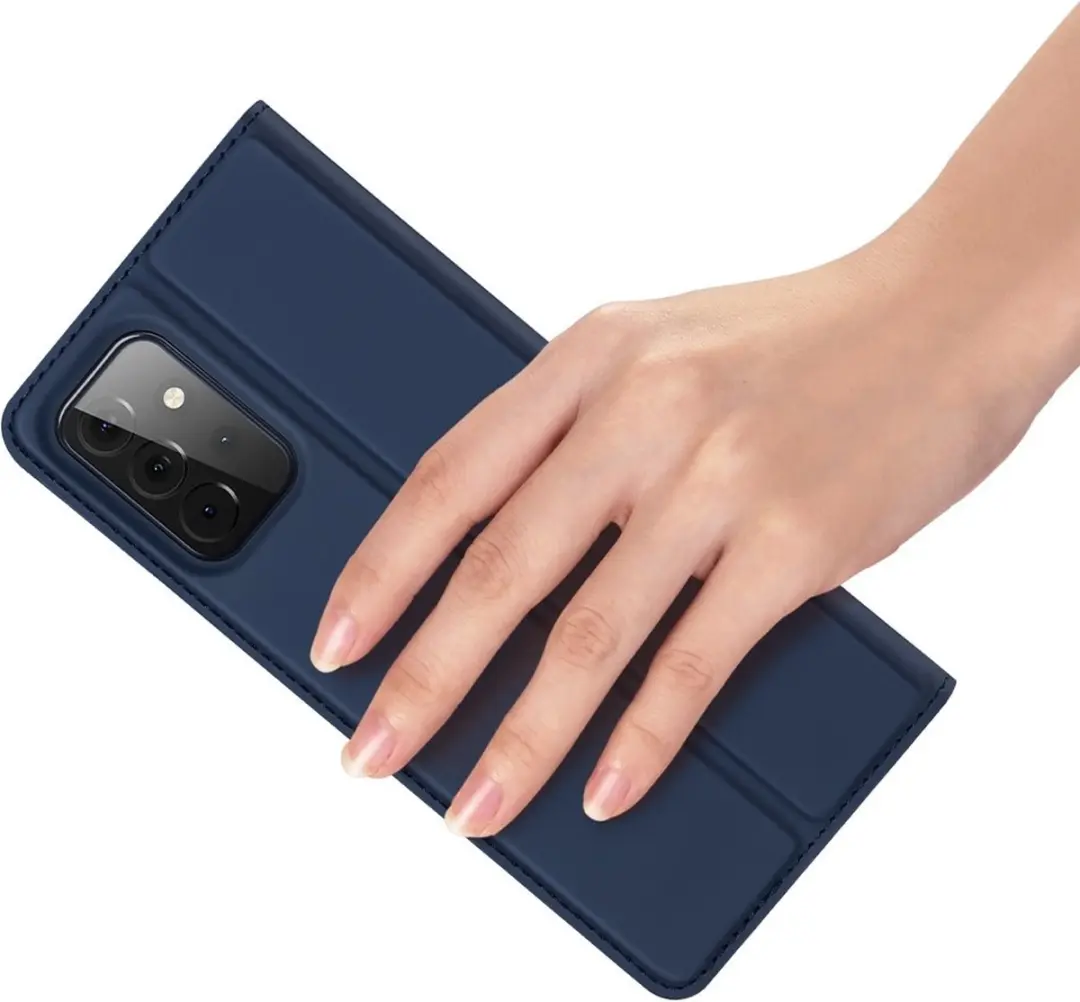 Dux Ducis Pro Serie Slim Wallethoes Samsung Galaxy A72 - Blauw