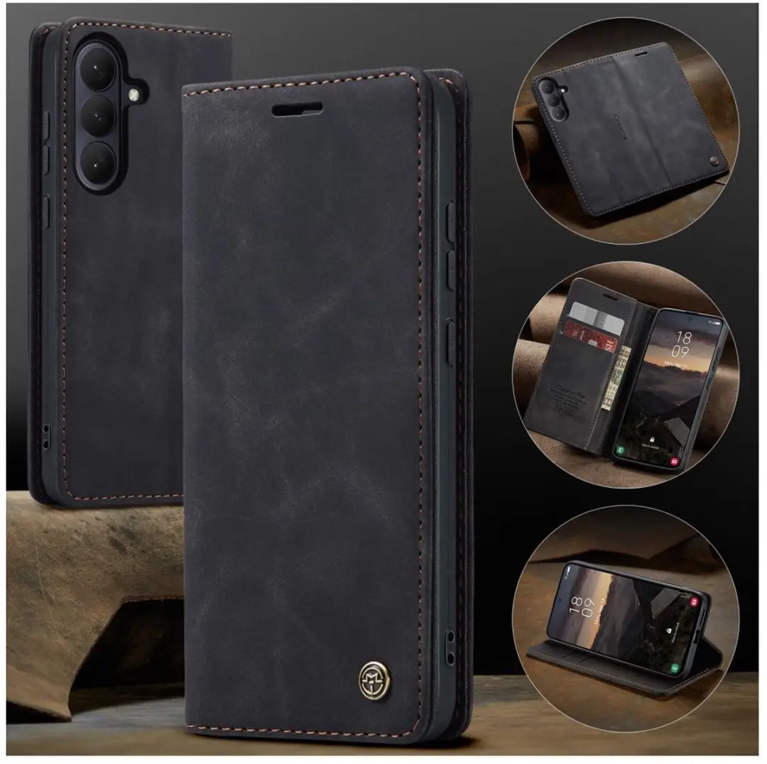 CaseMe 013 Hoesje Samsung Galaxy S26 - Book Case Zwart