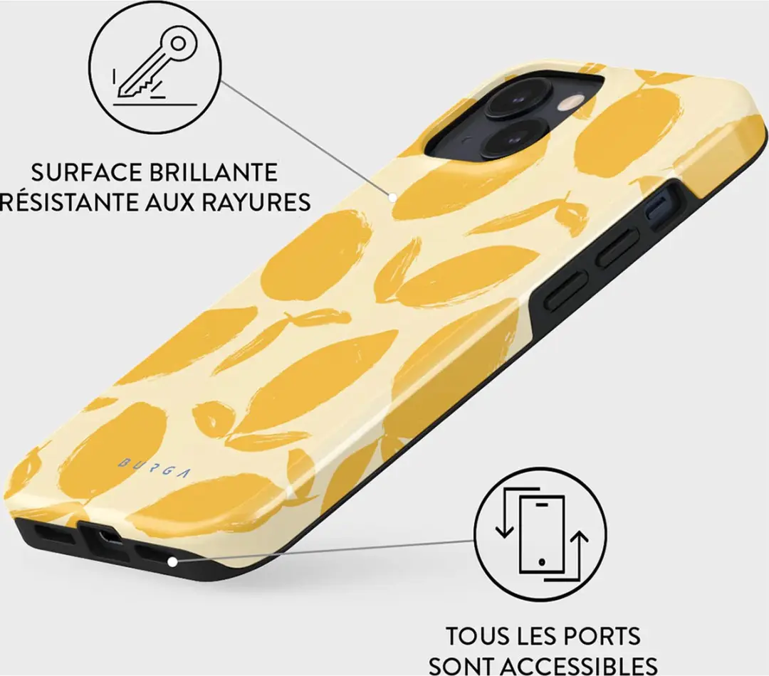 Burga Telefoonhoesje iPhone 13 MagSafe Lemon Tart