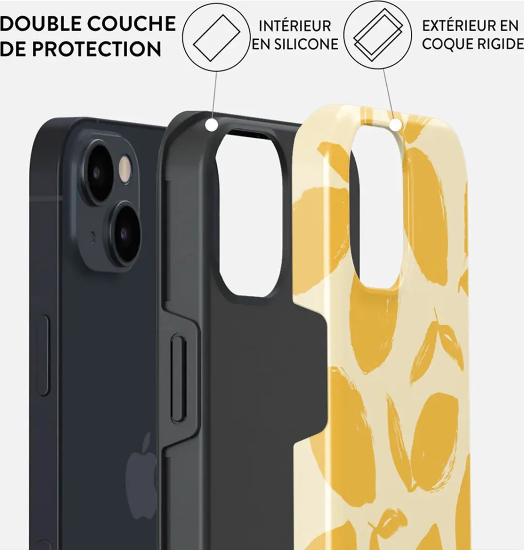 Burga Telefoonhoesje iPhone 13 MagSafe Lemon Tart