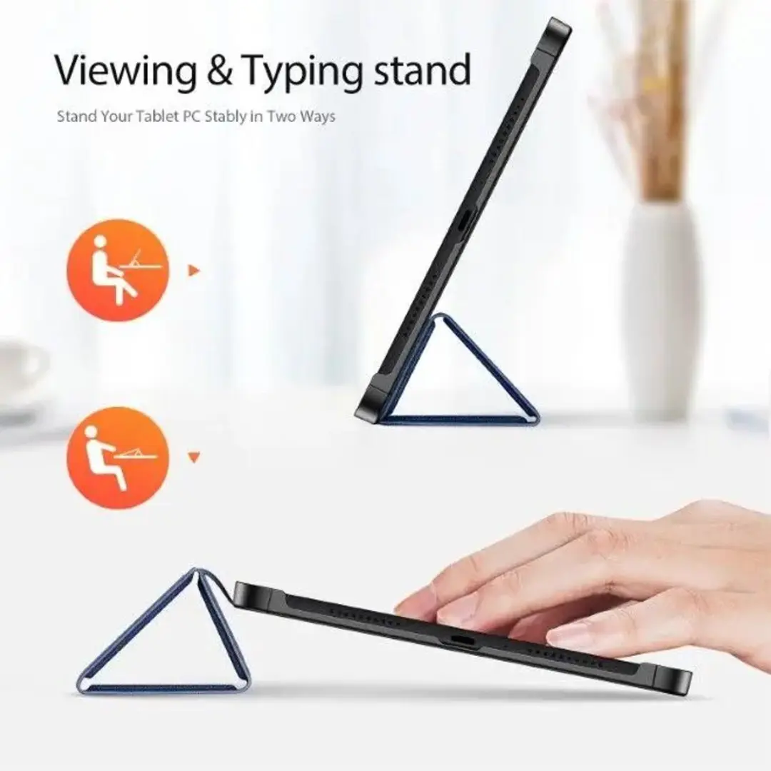 Dux Ducis Domo Tablet Hoes OnePlus Pad Go 2 - Tri-Fold Blauw
