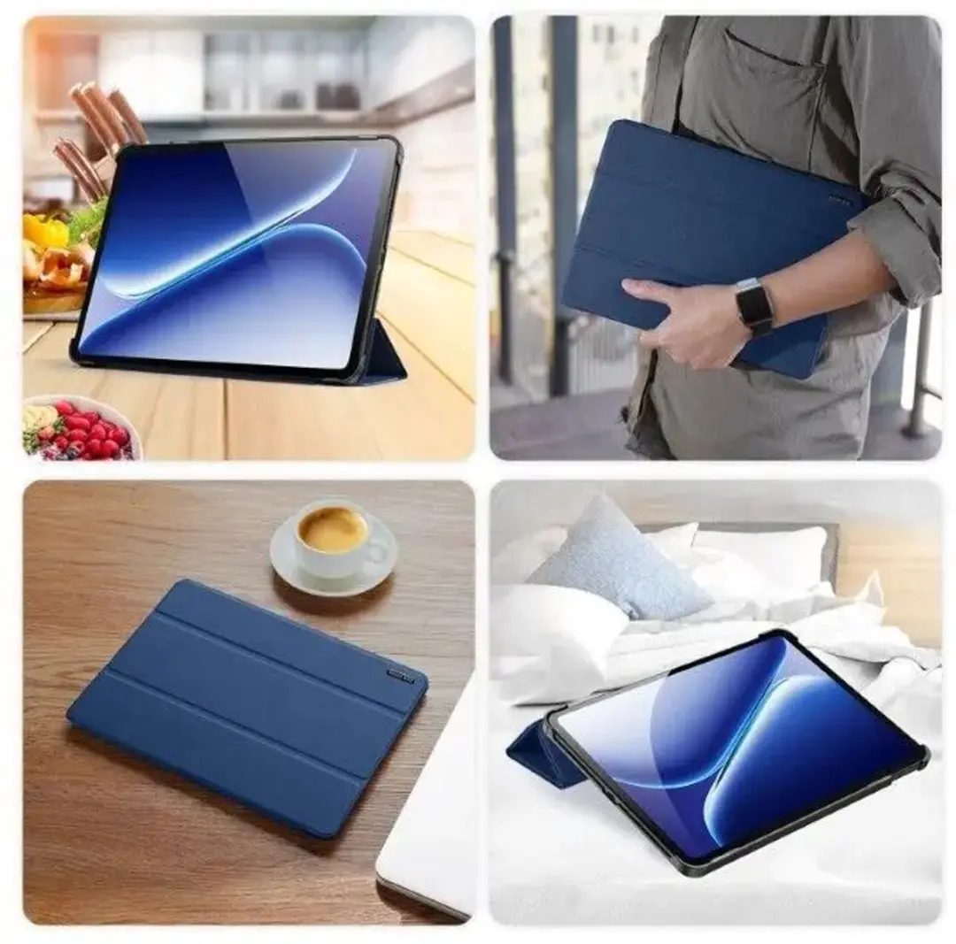 Dux Ducis Domo Tablet Hoes OnePlus Pad Go 2 - Tri-Fold Blauw