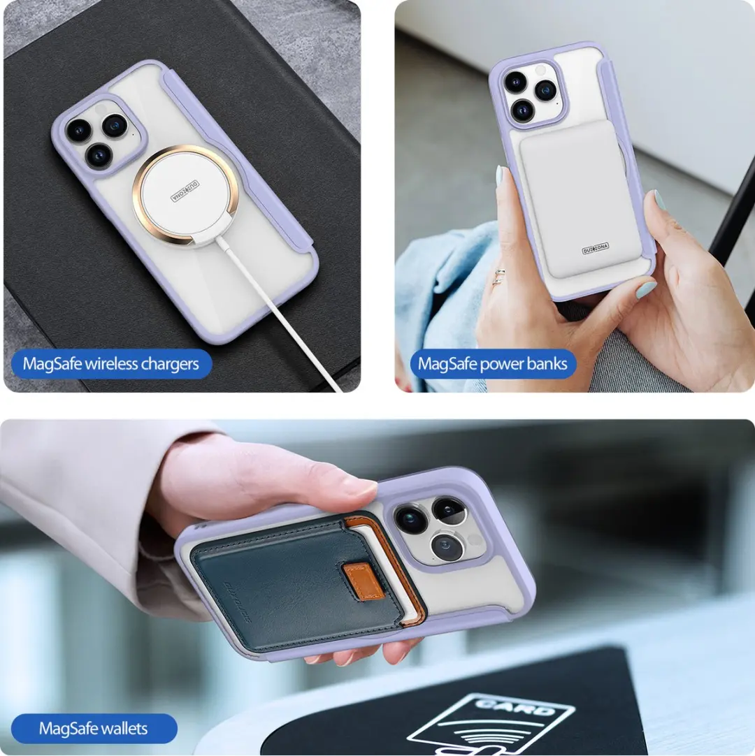 Dux Ducis iPhone 15 Pro Max Hoesje - MagSafe - Paars