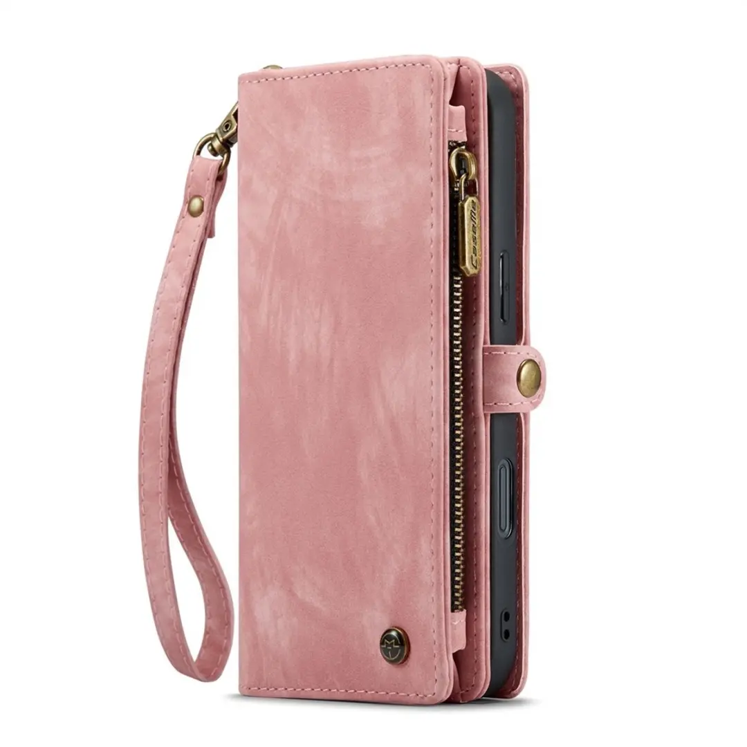 CaseMe 008 iPhone 16 Hoesje - Roze - 8 Pasjes