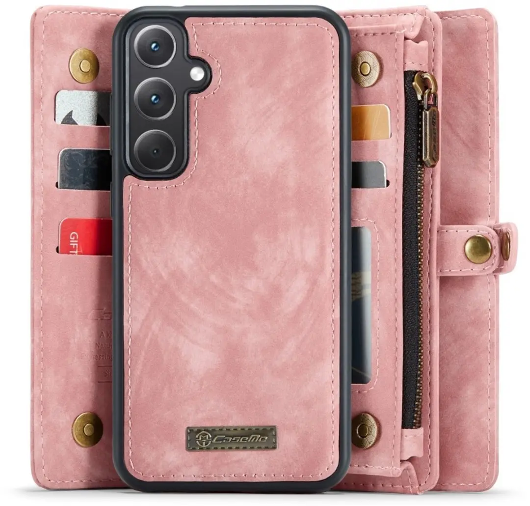 Caseme 008 Hoesje Samsung Galaxy A36 - Roze - 8 Pasjes