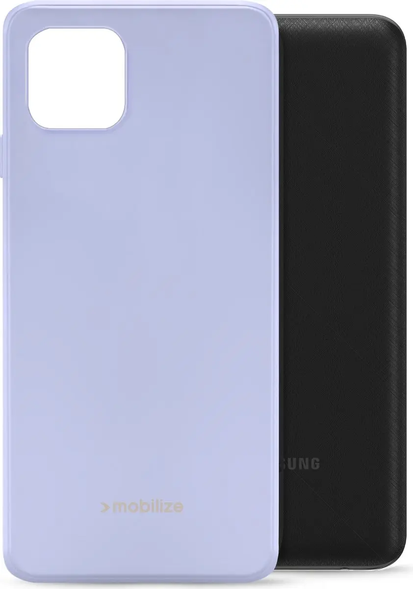 Mobilize Galaxy A03 Hoesje - TPU Backcover Paars MOB-PGCP-GALA03