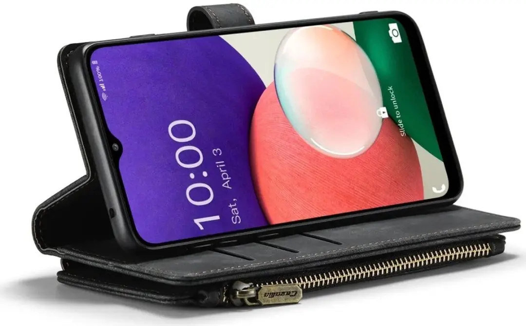 Caseme C30 Hoesje Samsung Galaxy A22 5G - Zwart