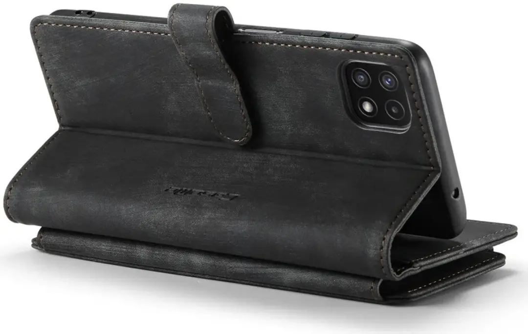 Caseme C30 Hoesje Samsung Galaxy A22 5G - Zwart