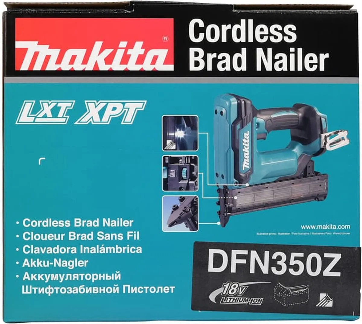 Makita DFN350Z Accu Afwerktacker 18Ga - 18V