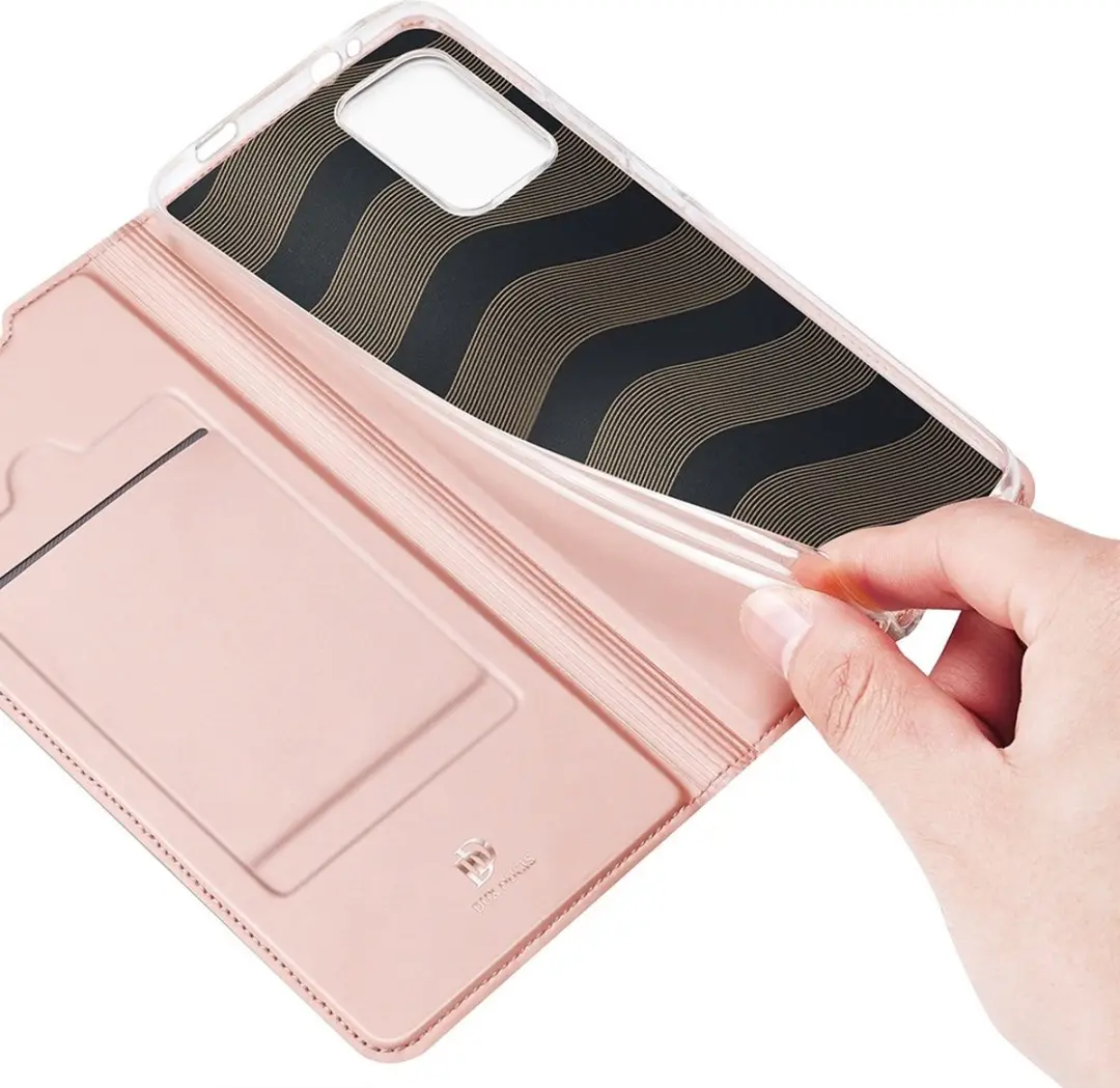 Dux Ducis Pro Serie Slim Wallet Hoes - Xiaomi Poco M3 - Goud