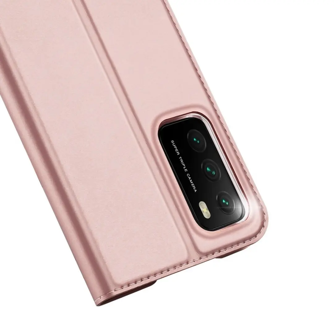 Dux Ducis Pro Serie Slim Wallet Hoes - Xiaomi Poco M3 - Goud