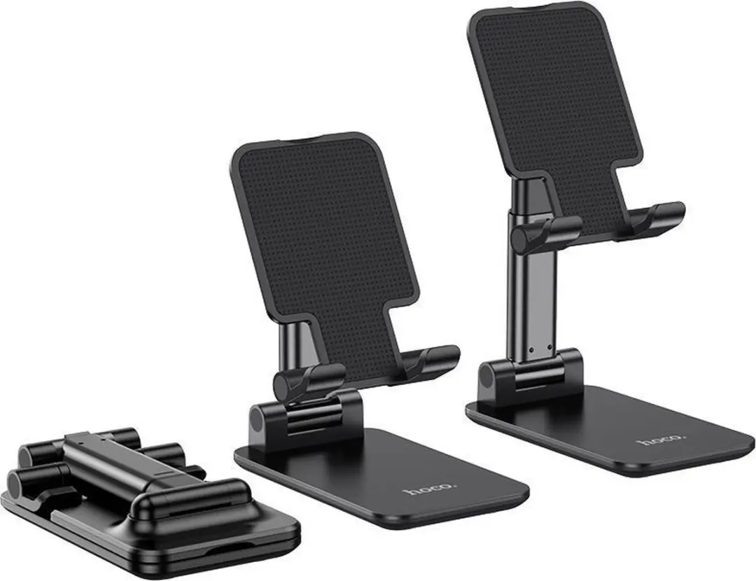 Hoco PH29A Opvouwbare Smartphone Standaard - 10 Inch - Zwart