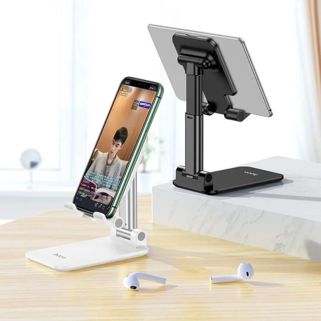 Hoco PH29A Opvouwbare Smartphone Standaard - 10 Inch - Zwart