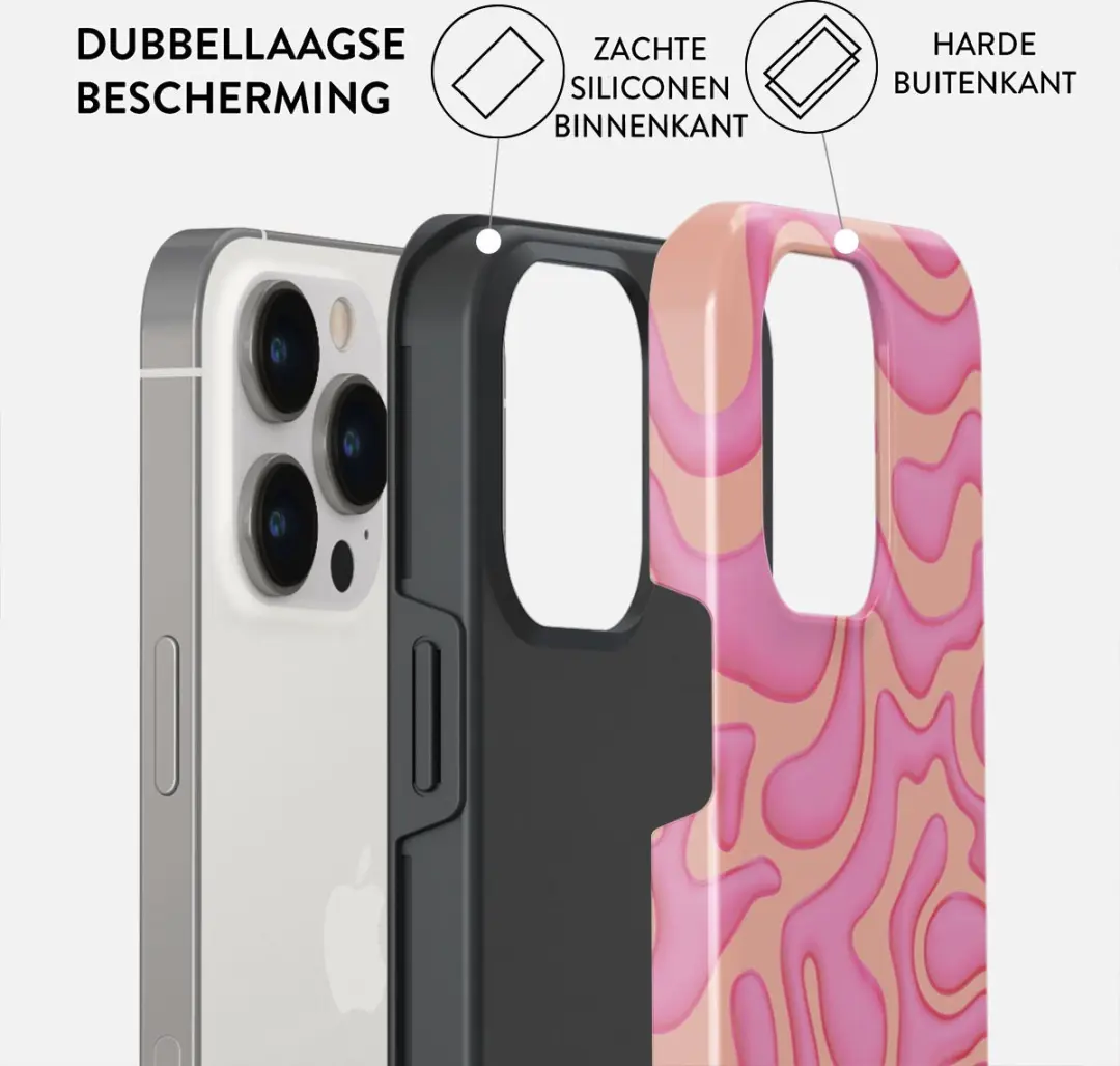Burga Telefoonhoesje iPhone 14 Pro Max Popsicle - Schokbestendig