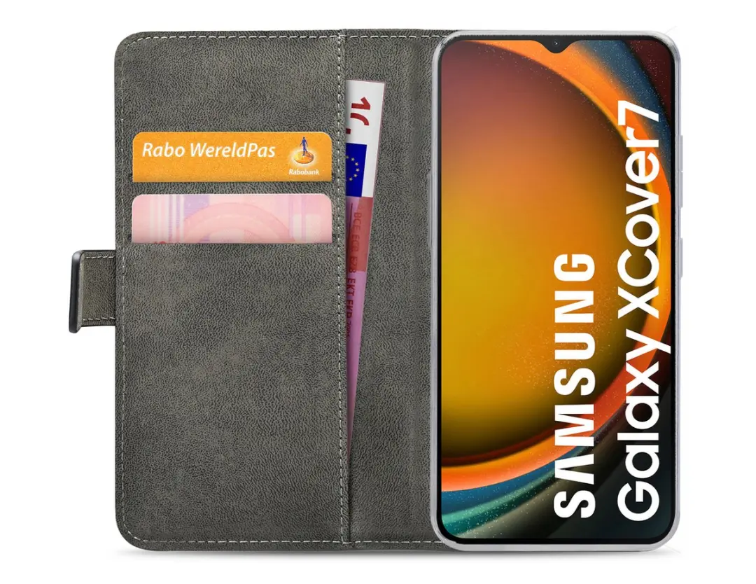 Mobilize Classic Gelly Wallet Bookcase Samsung Galaxy Xcover 7 - Zwart