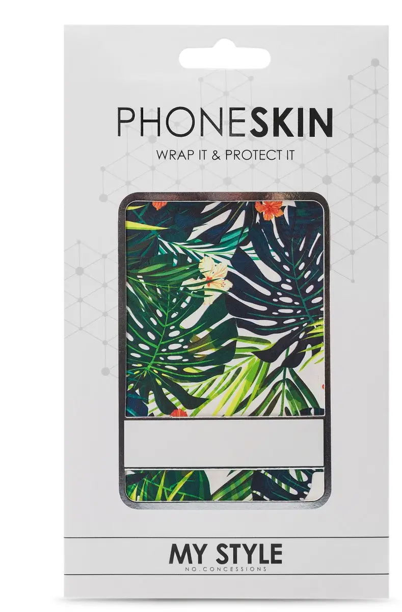 My Style PhoneSkin iPhone 11 Jungle Flowers - Groen