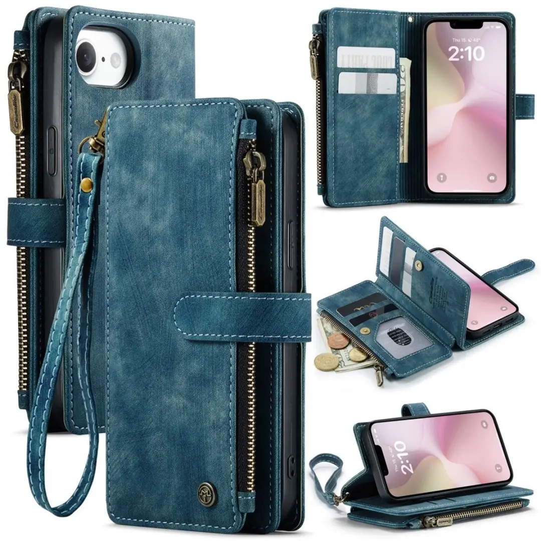 CaseMe C30 Book Case iPhone 16/17 Hoesje