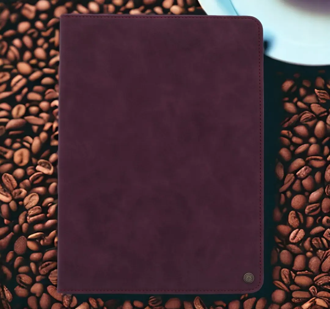 Caseme Bookcase Tablethoes - Bordeaux - 11" - o.a. Samsung Tab S7/S8