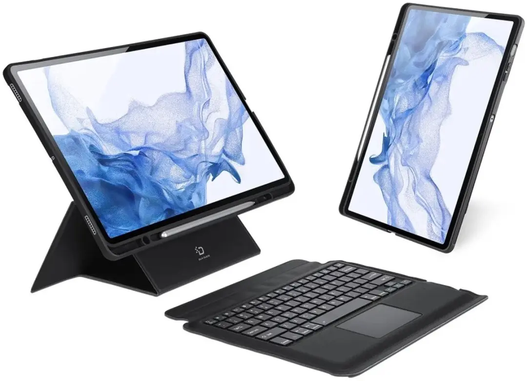 Dux Ducis Tablettoetsenbordhoes Samsung Galaxy Tab S8+/S7+/S7 FE