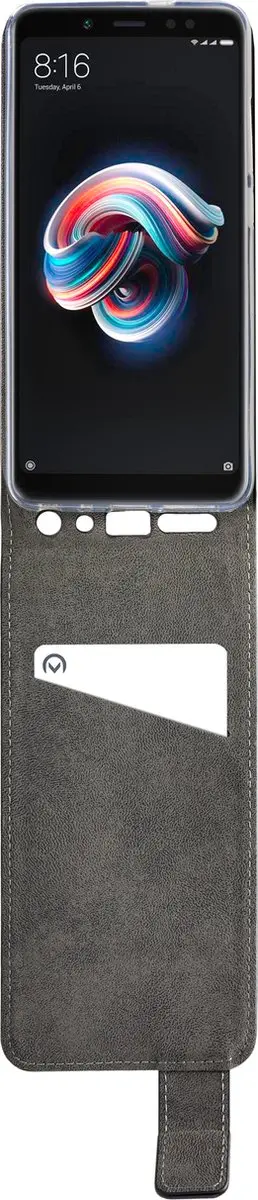 Mobilize Classic Gelly Bookcase Xiaomi Redmi Note 5 Hoesje - Zwart