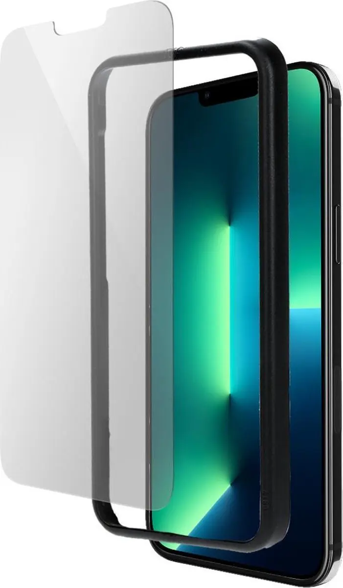Mobiparts Screenprotector iPhone 13 Pro Max/14 Plus - Gehard Glas Anti-bacterieel - afbeelding 6 van 6