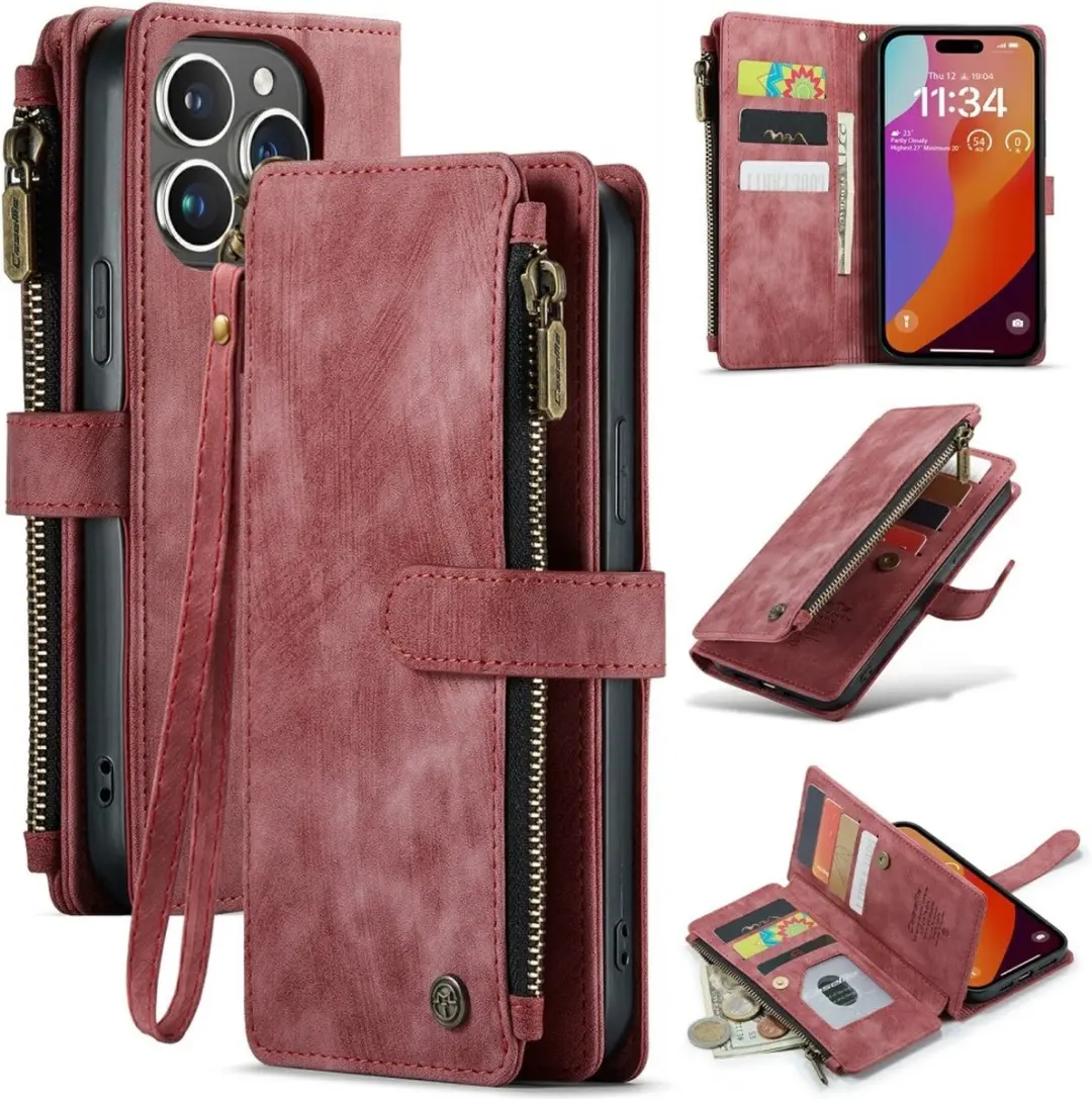 CaseMe C30 Book Case Hoesje iPhone 16 Pro Max